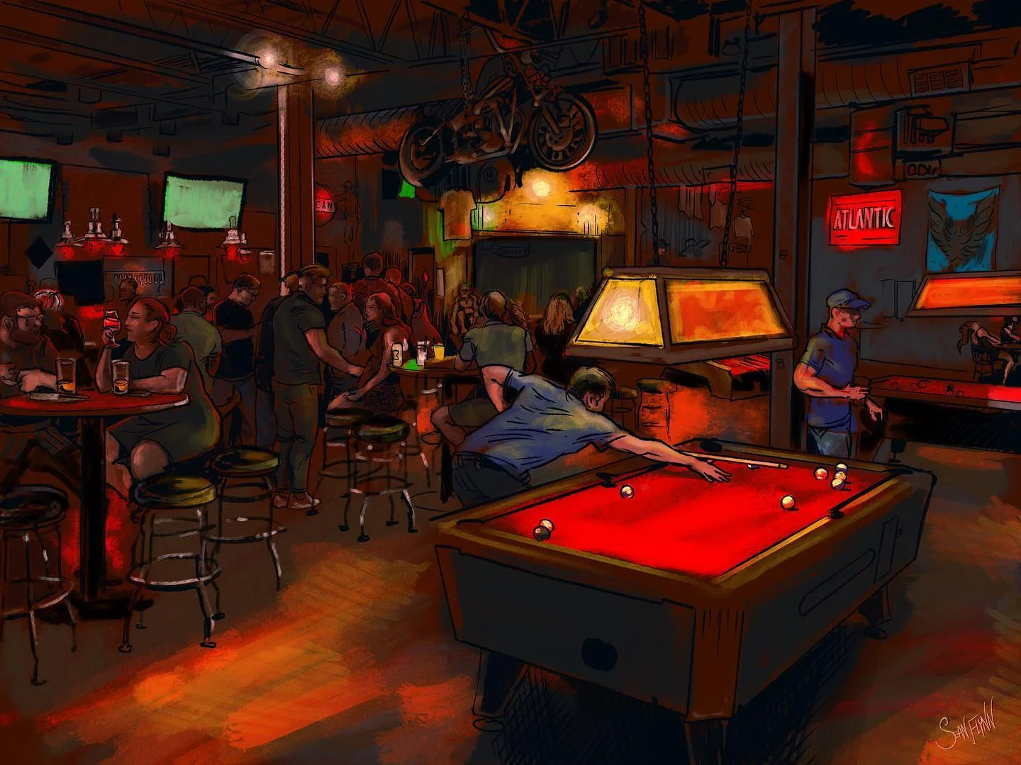 The Garage Philly Live Painting